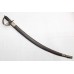 Sword steel blade wood handle brown leather sheath 39 inch P 427